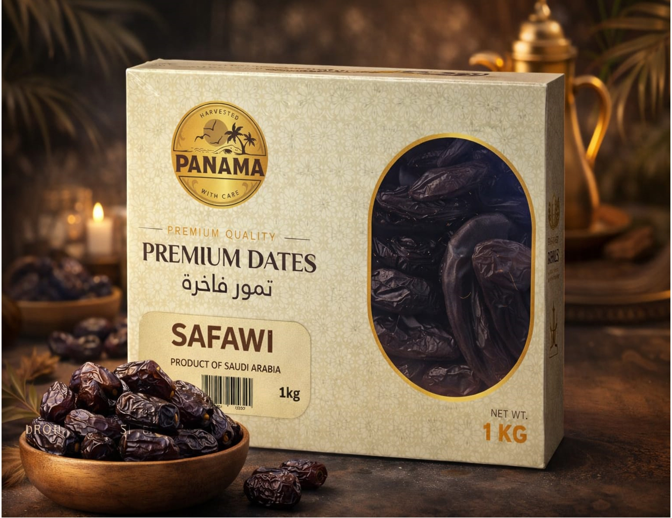 PANAMA DATES SAFAWI 1 KG